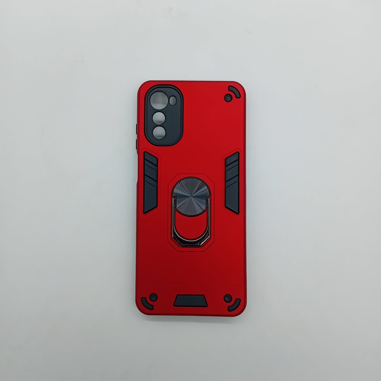 Motorola E32 Hard PC Case with ring holder Shockproof Slim back Cover