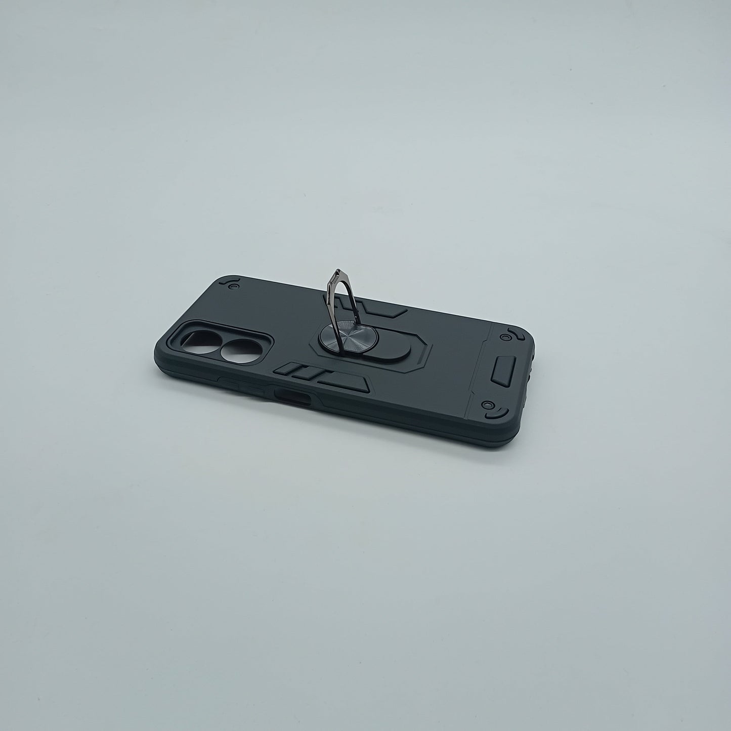 OPPO A17 Hard PC Case with ring holder Shockproof Slim back Cover