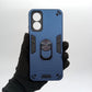 OPPO A17 Hard PC Case with ring holder Shockproof Slim back Cover
