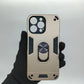 iPhone 14 Pro Max Hard PC Case with ring holder Shockproof Slim back Cover