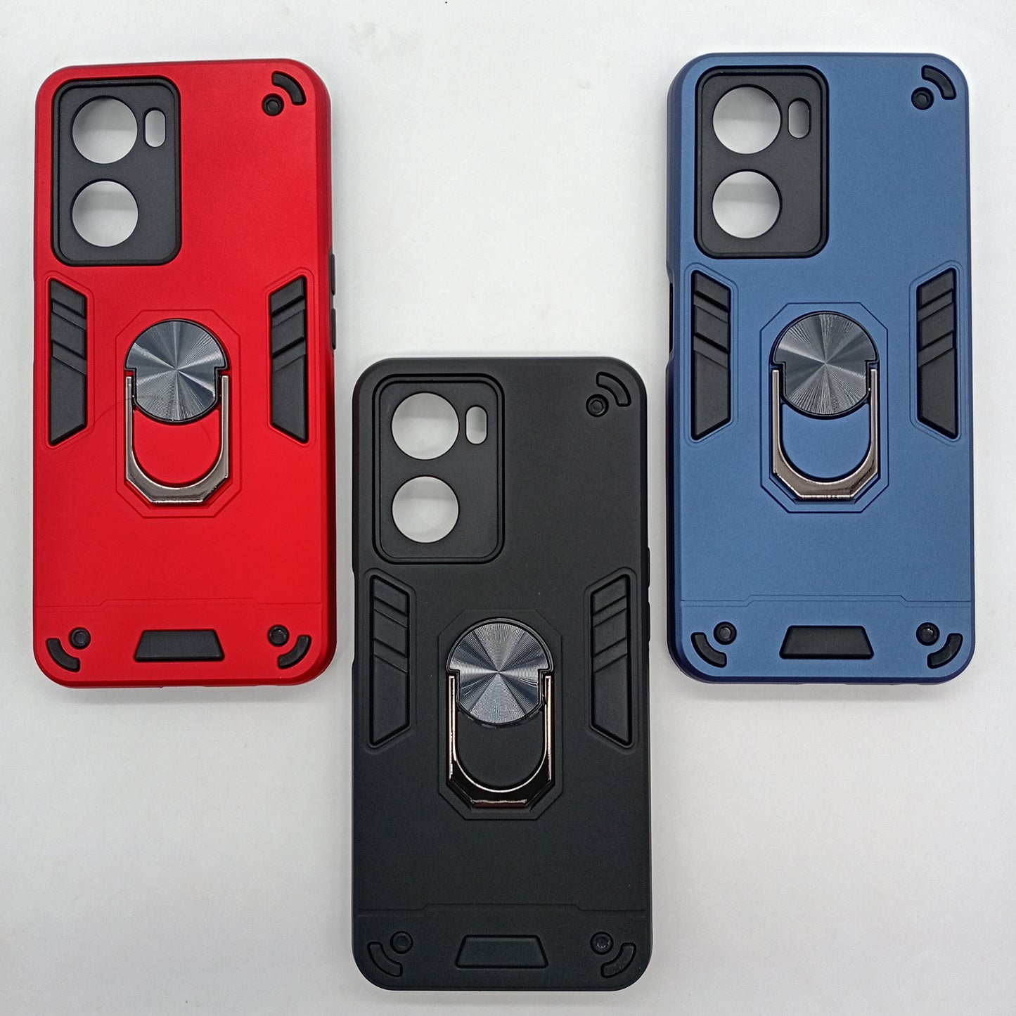 OPPO A57 4G Hard PC Case with ring holder Shockproof Slim back Cover