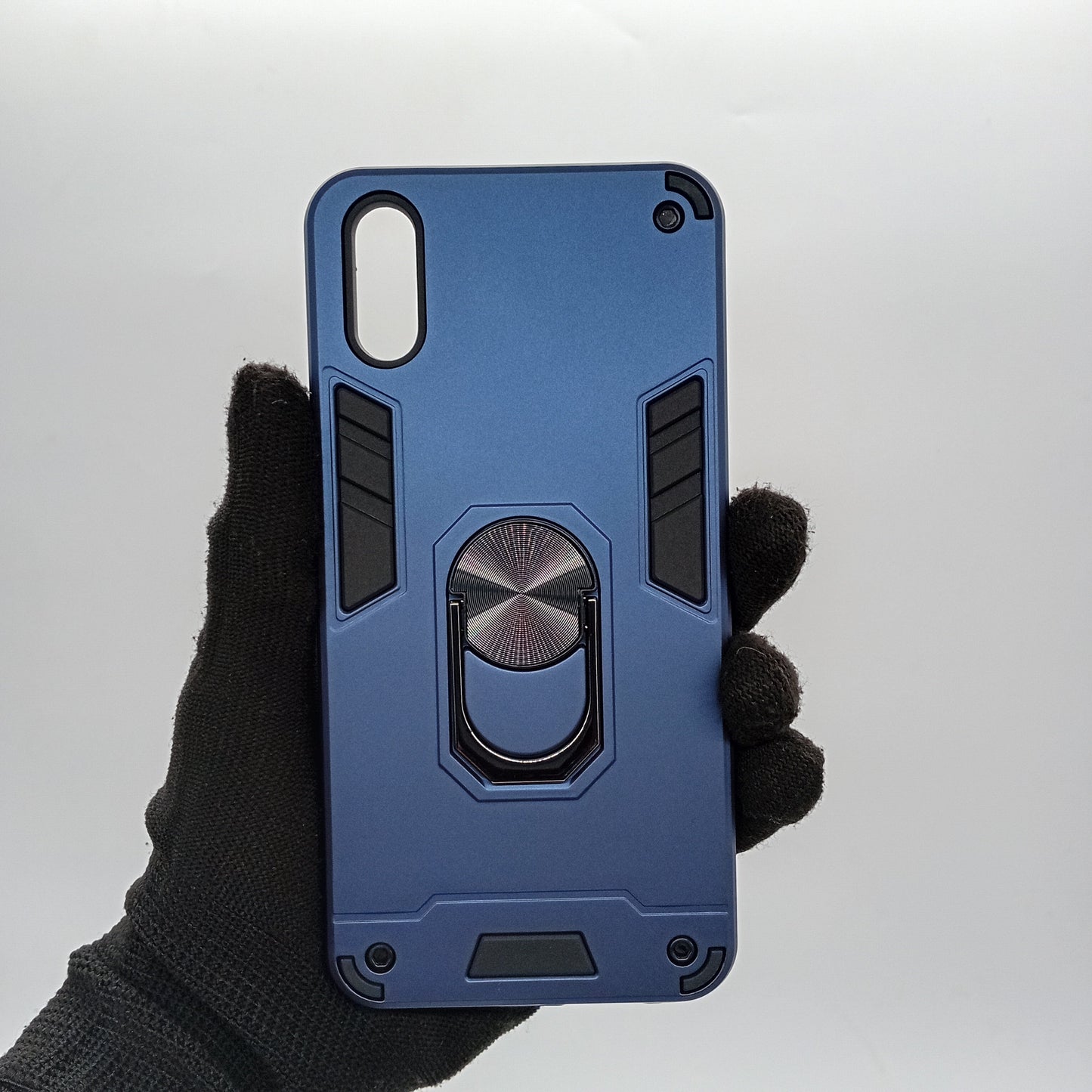 Vivo Y1s Y91c Y93 Hard PC Case with ring holder Shockproof Slim back Cover
