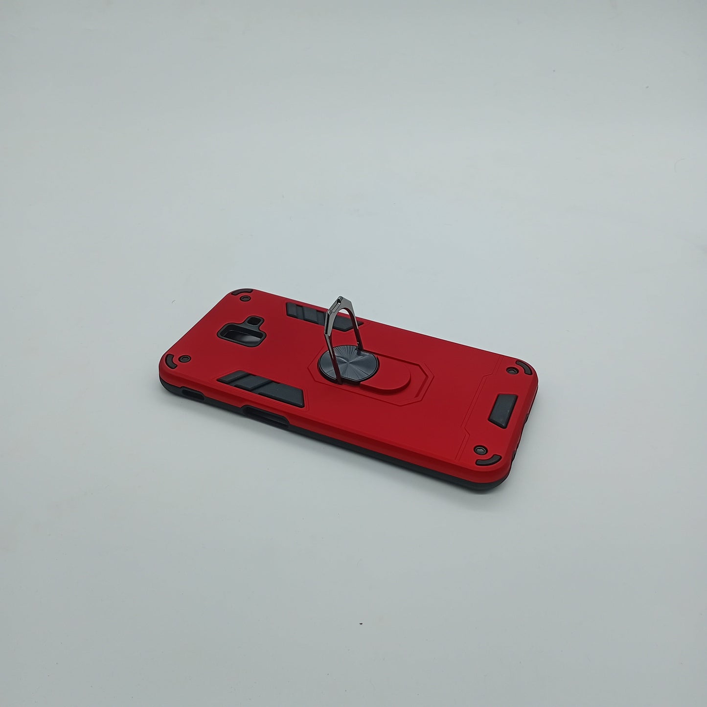 Samsung J6 Plus Hard PC Case with ring holder Shockproof Slim back Cover