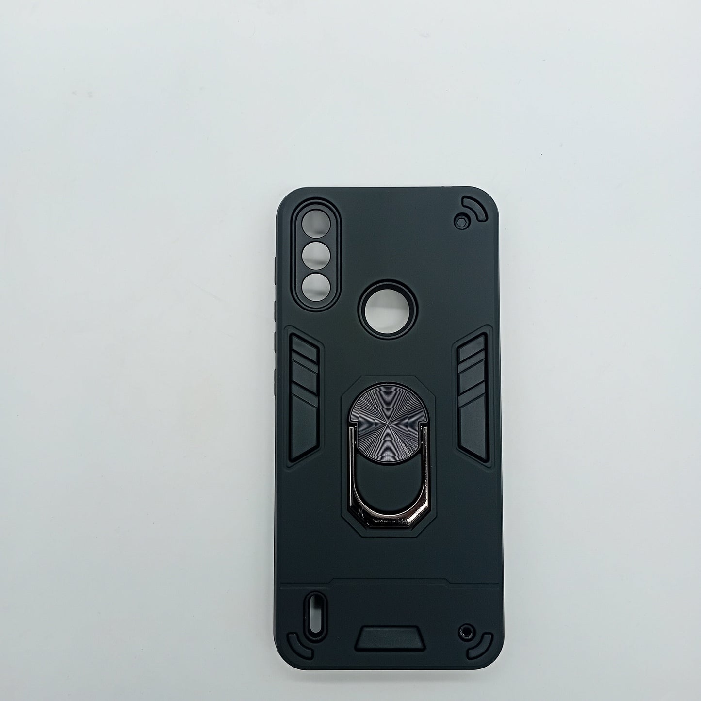 Motorola E7 Hard PC Case with ring holder Shockproof Slim back Cover