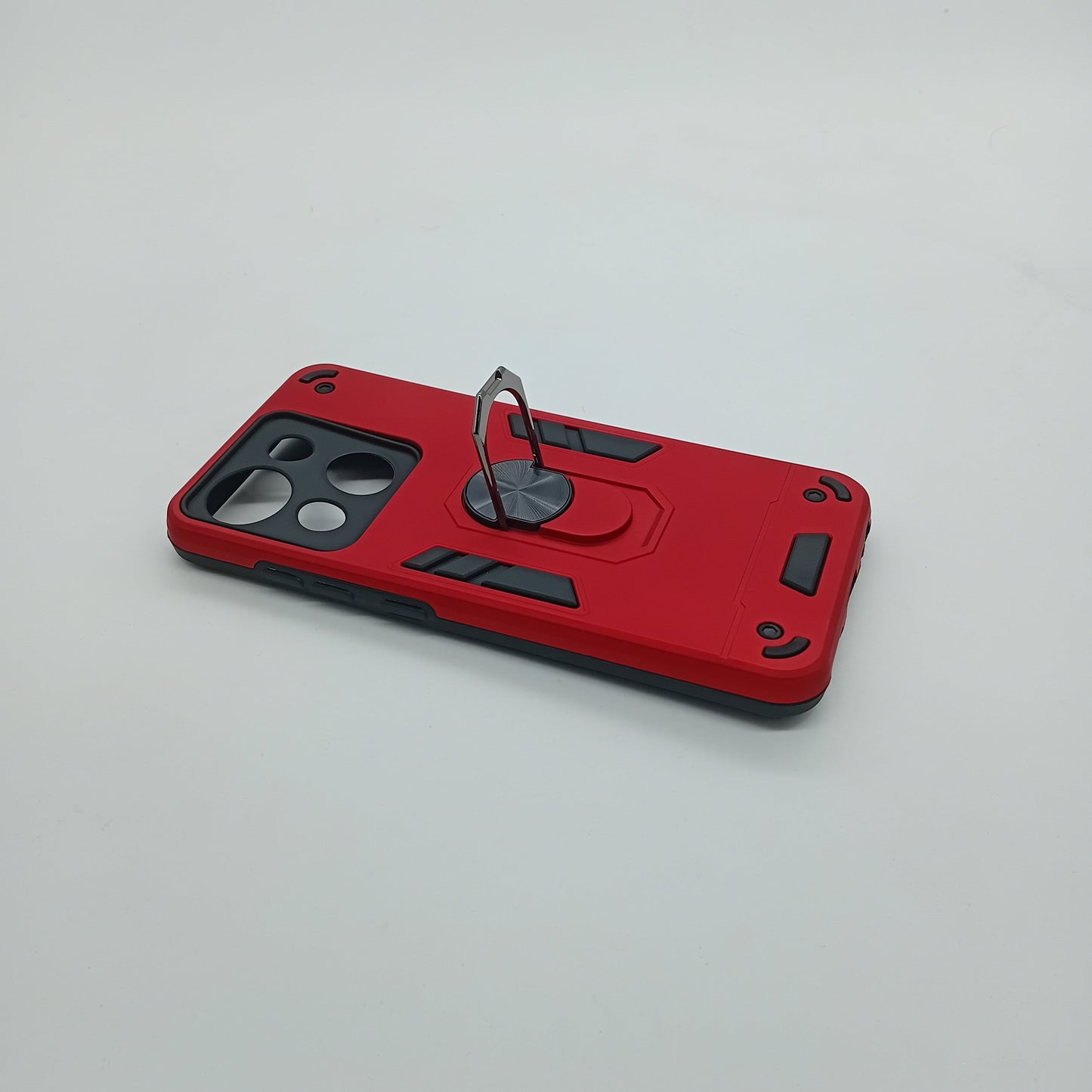 itel A50c Hard PC Case with ring holder Shockproof Slim back Cover