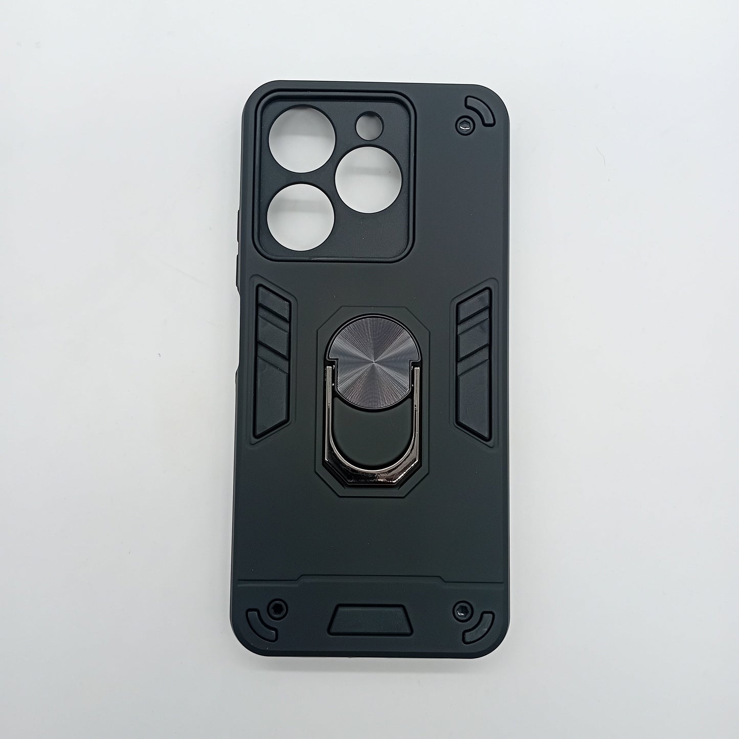 itel A70 Hard PC Case with ring holder Shockproof Slim back Cover