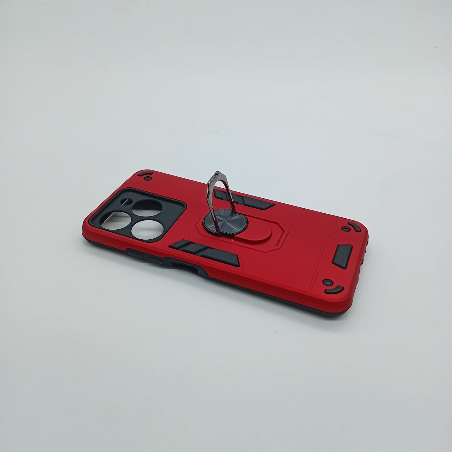 itel A70 Hard PC Case with ring holder Shockproof Slim back Cover