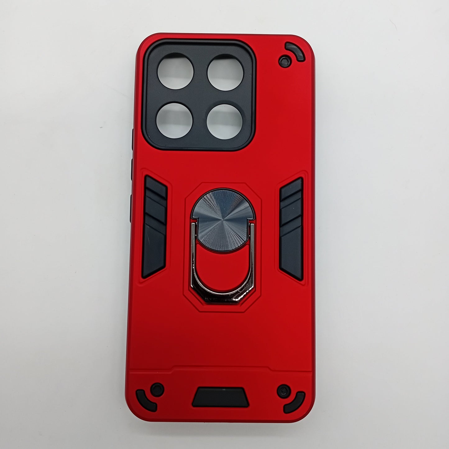 itel A60s Hard PC Case with ring holder Shockproof Slim back Cover