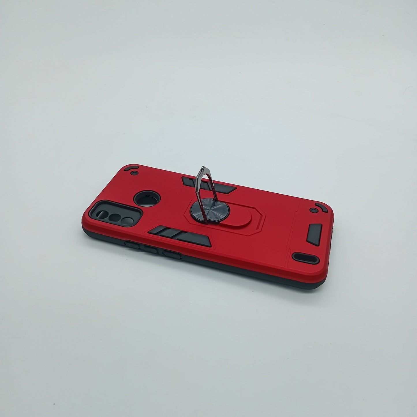 Tecno Spark 6 Go Hard PC Case with ring holder Shockproof Slim back Cover