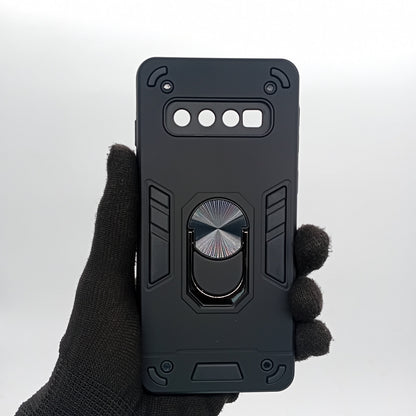 Samsung S10 Hard PC Case with ring holder Shockproof Slim back Cover