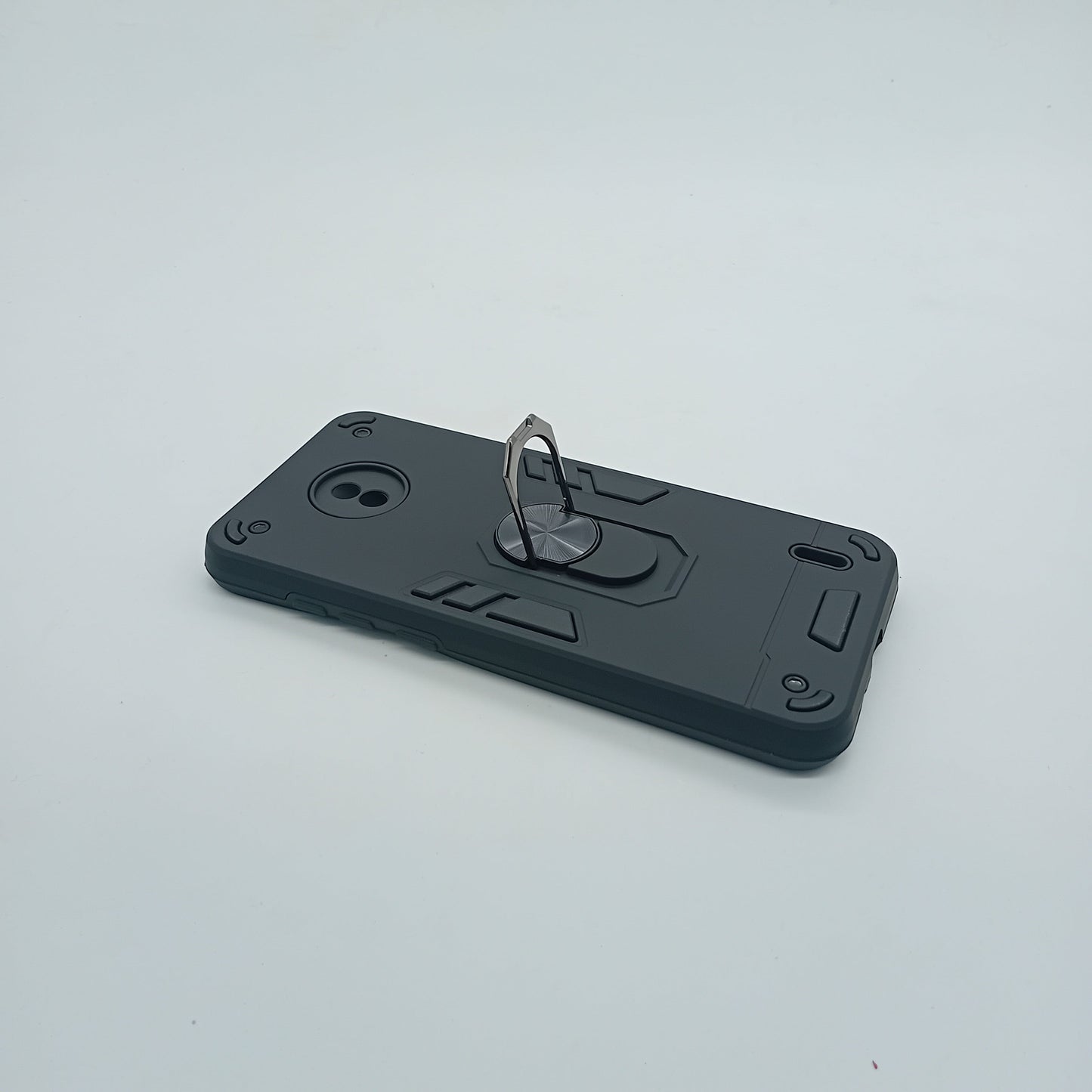 Nokia C10 Hard PC Case with ring holder Shockproof Slim back Cover