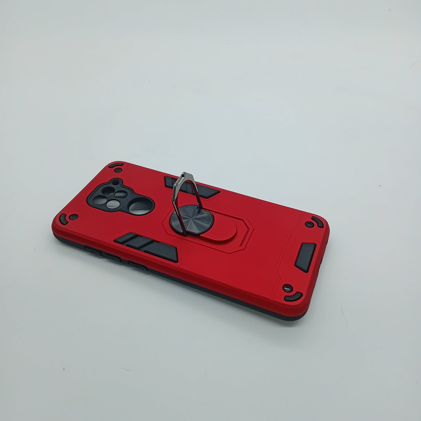 Redmi Note 9 Hard PC Case with ring holder Shockproof Slim back Cover