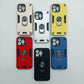 iPhone 16 Pro Max Hard PC Case with ring holder Shockproof Slim back Cover