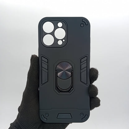 iPhone 16 Pro Max Hard PC Case with ring holder Shockproof Slim back Cover