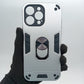 iPhone 16 Pro Max Hard PC Case with ring holder Shockproof Slim back Cover