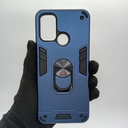 OPPO A53 Hard PC Case with ring holder Shockproof Slim back Cover