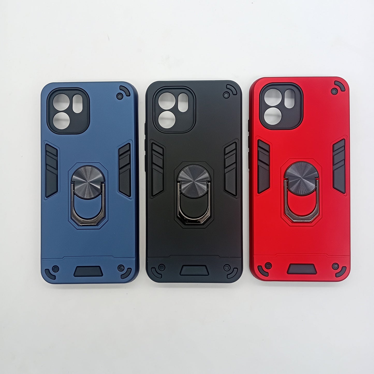 Redmi A1 Hard PC Case with ring holder Shockproof Slim back Cover