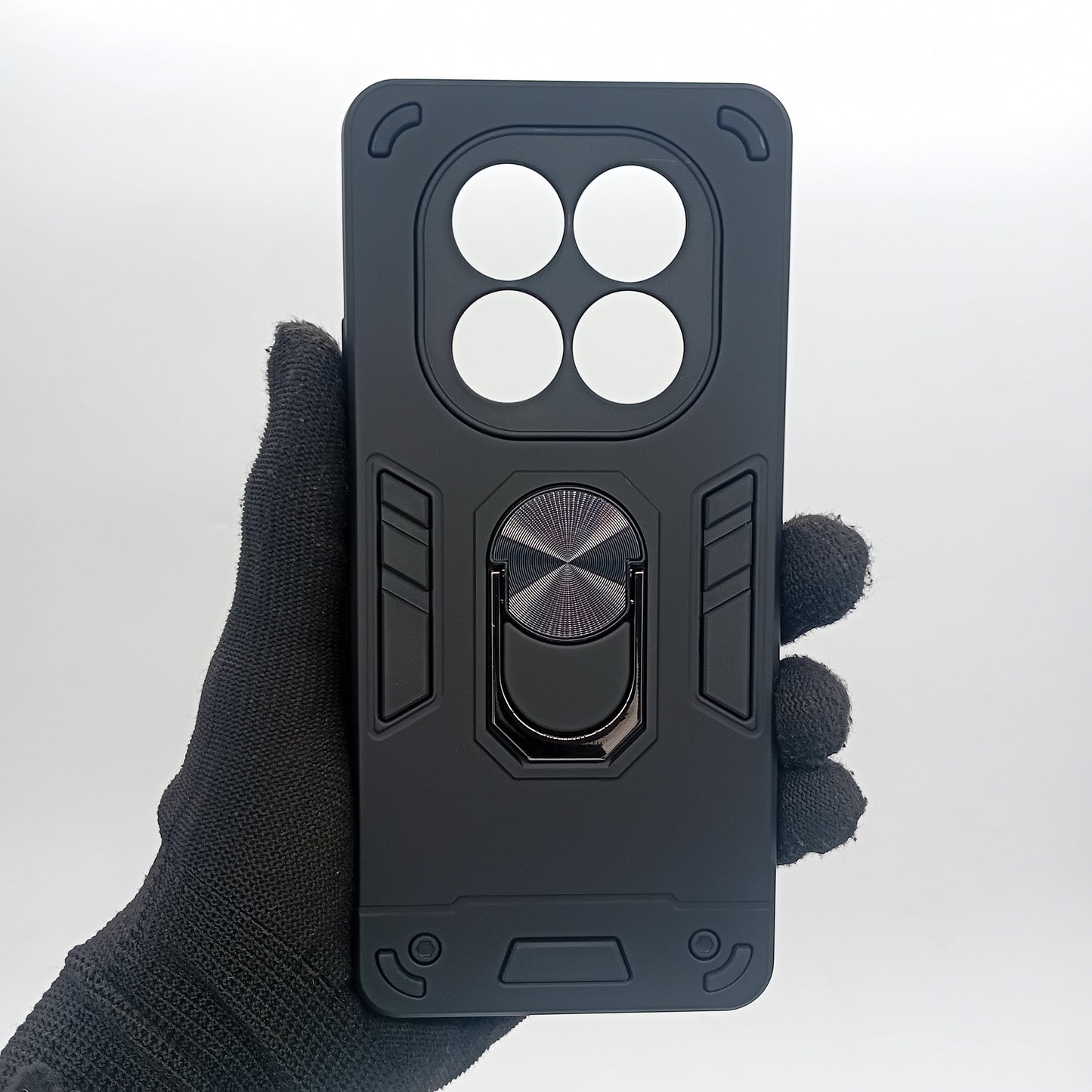 Redmi Note 14 Pro Hard PC Case with ring holder Shockproof Slim back Cover