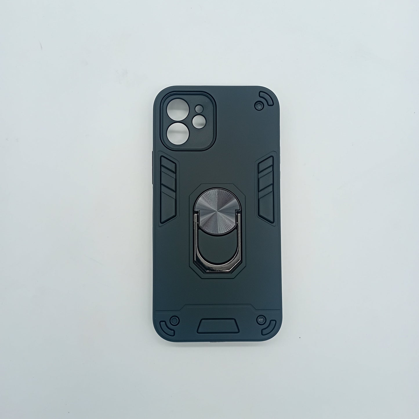 iPhone 12 Hard PC Case with ring holder Shockproof Slim back Cover