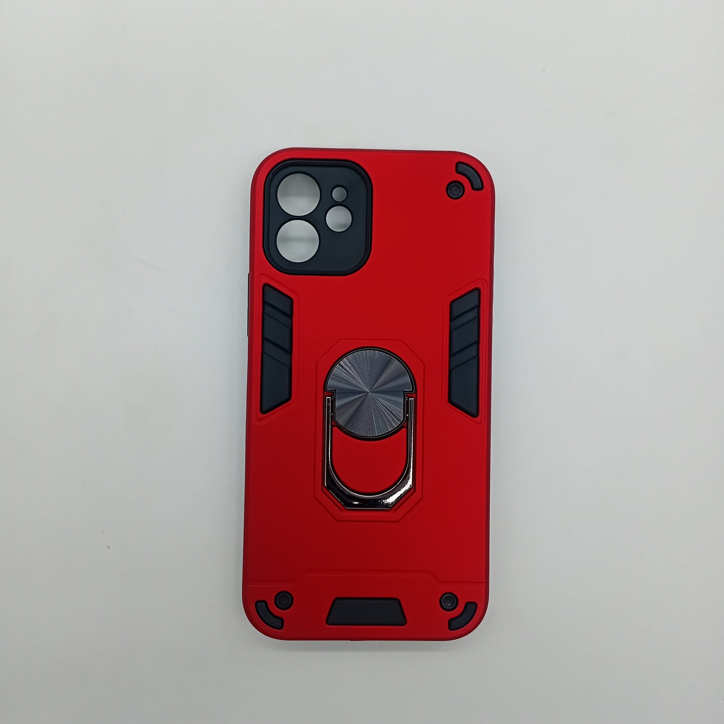 iPhone 12 Hard PC Case with ring holder Shockproof Slim back Cover