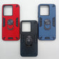 ZTE A54 Hard PC Case with ring holder Shockproof Slim back Cover