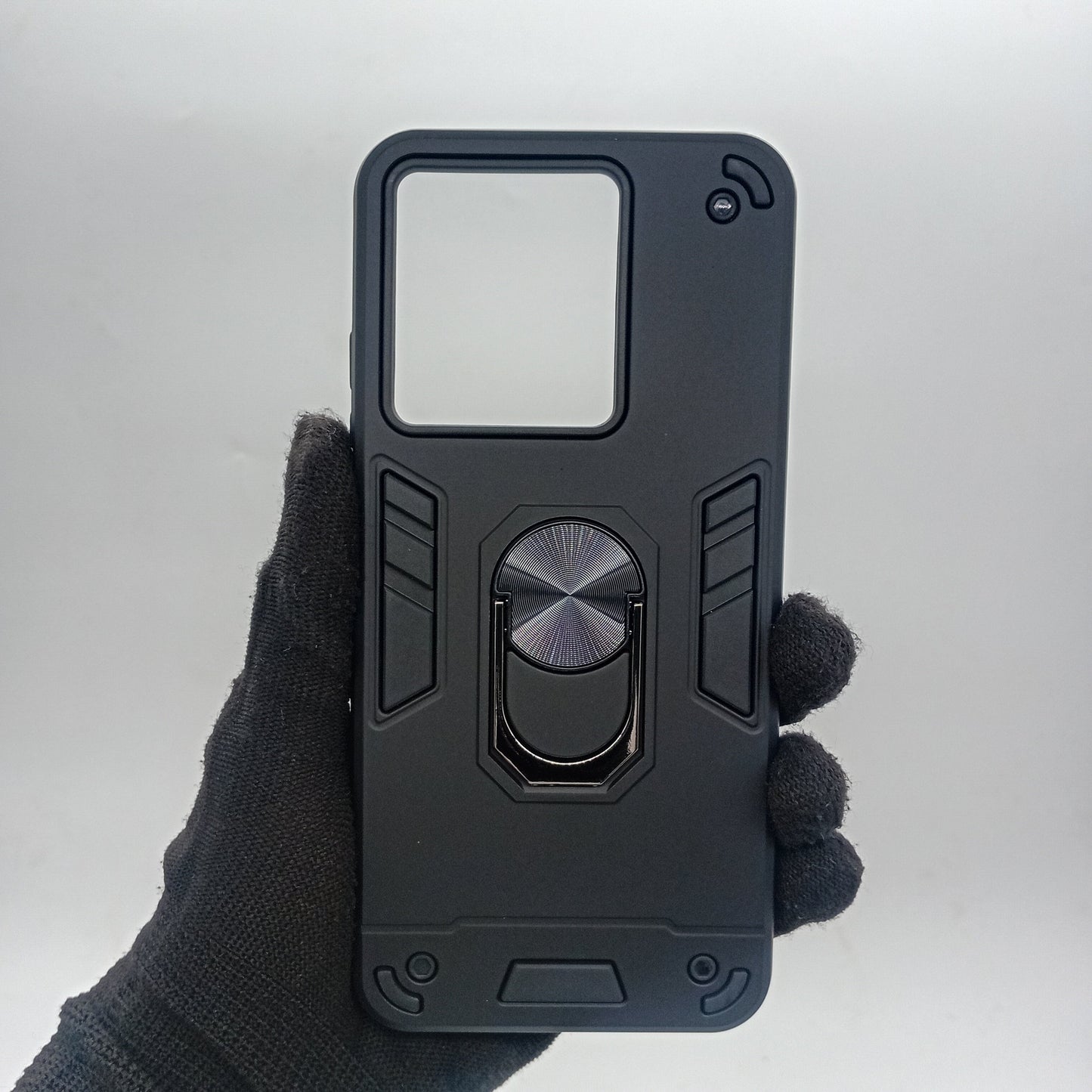 ZTE A54 Hard PC Case with ring holder Shockproof Slim back Cover