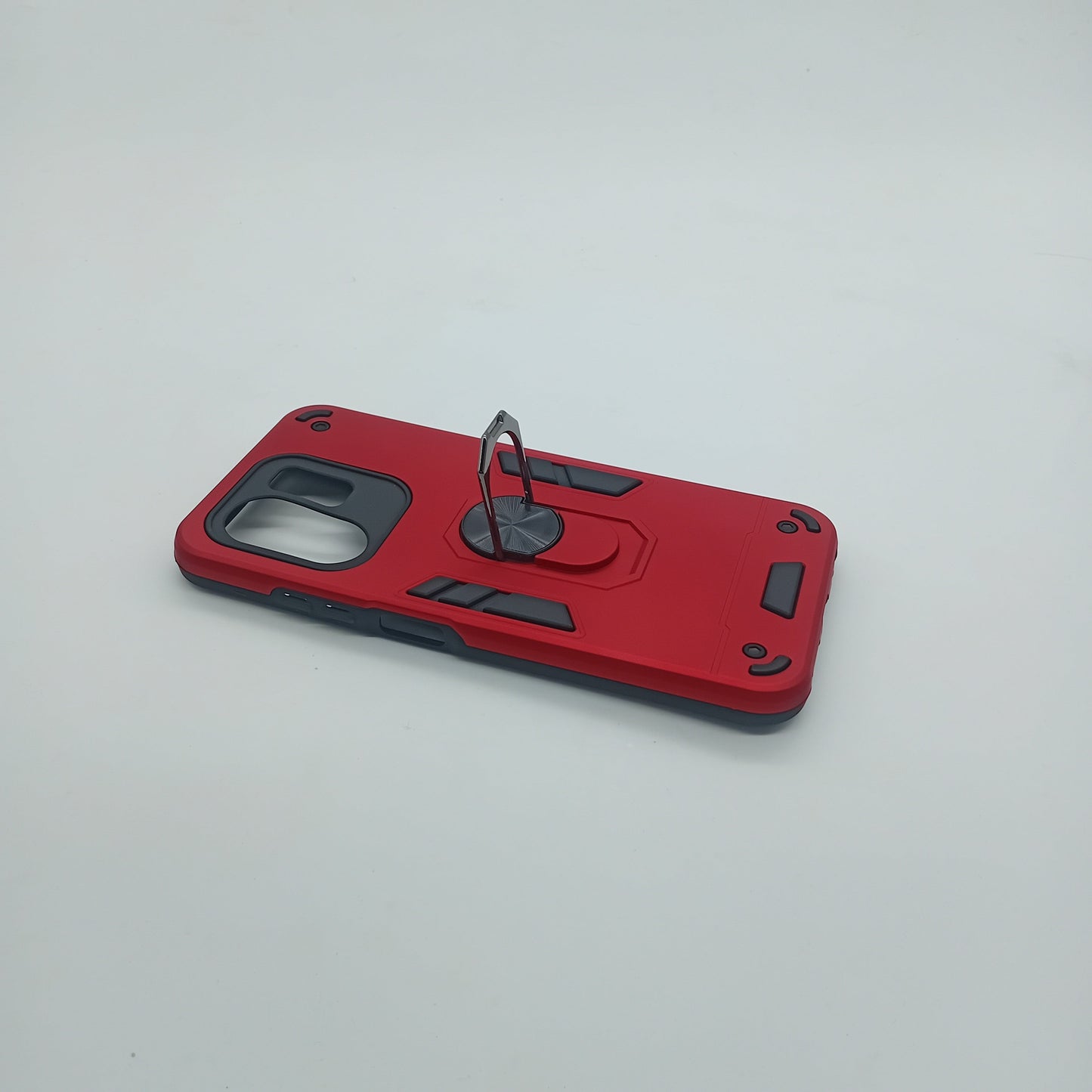 infinix Hot 50i Hard PC Case with ring holder Shockproof Slim back Cover