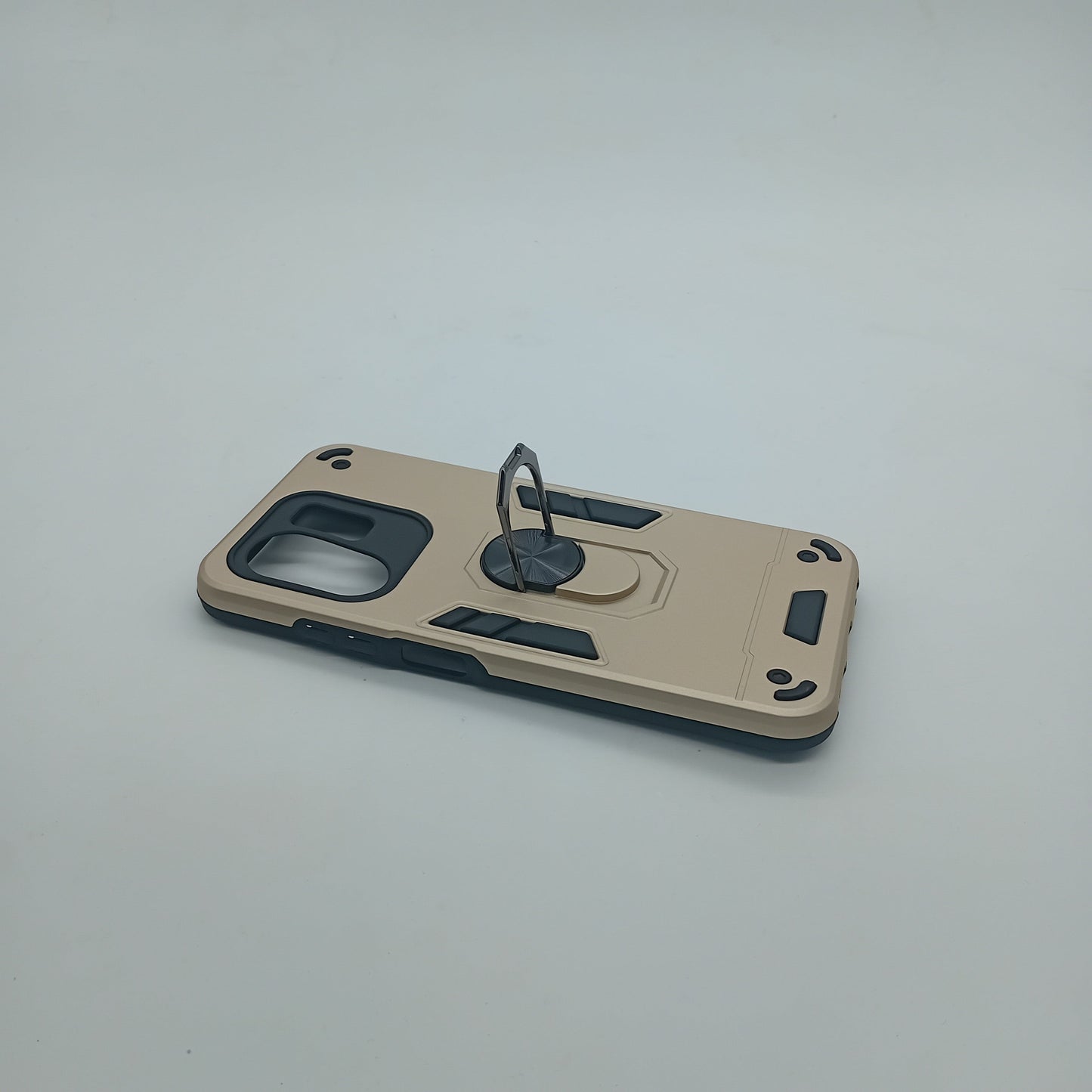 infinix Hot 50i Hard PC Case with ring holder Shockproof Slim back Cover