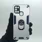 Samsung A21s Hard PC Case with ring holder Shockproof Slim back Cover