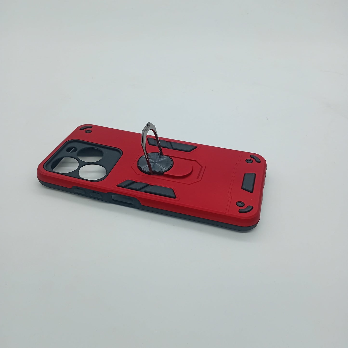 itel A50 Hard PC Case with ring holder Shockproof Slim back Cover