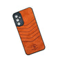 Samsung A14 POLO clothe texture case velvet Back Cover Orange