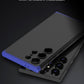 LEEKA Samsung S24 Ultra Full 3in1 Cover 360º Shockproof Armor Hard Matte PC Case