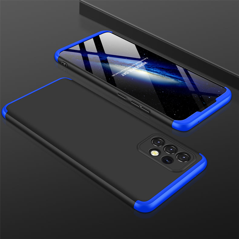 LEEKA Samsung A32 Full 3in1 Cover 360º Shockproof Armour Hard Matte PC Case