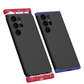 LEEKA Samsung S24 Ultra Full 3in1 Cover 360º Shockproof Armor Hard Matte PC Case