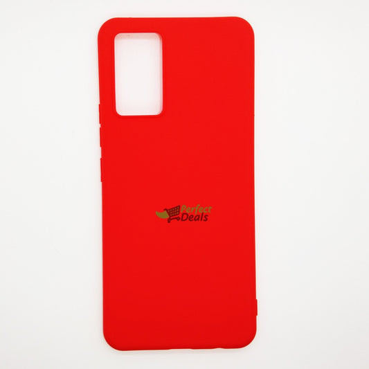 Vivo V21e Silicone back Cover Slim Magic TPU Case Red