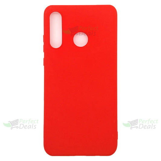 Huawei P30 Lite Silicone back Cover Slim Magic TPU Case Red