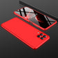 LEEKA Samsung M33 Full 3in1 Cover 360º Shockproof Armour Hard Matte PC Case
