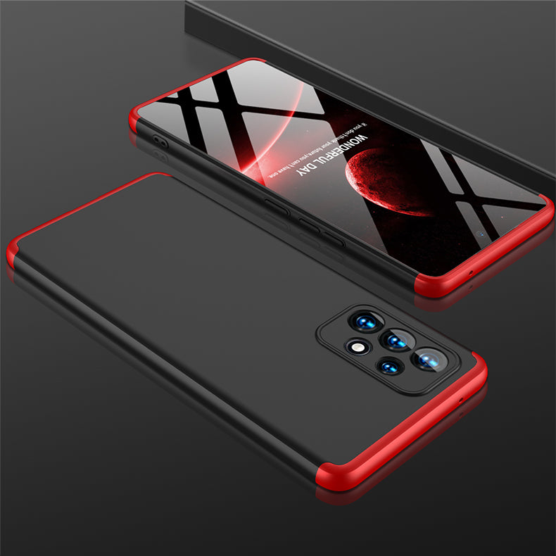 LEEKA Samsung A53 Full 3in1 Cover 360º Shockproof Armour Hard Matte PC Case