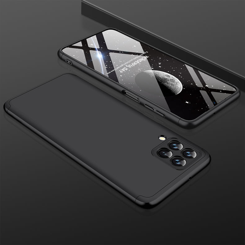 LEEKA Samsung M33 Full 3in1 Cover 360º Shockproof Armour Hard Matte PC Case