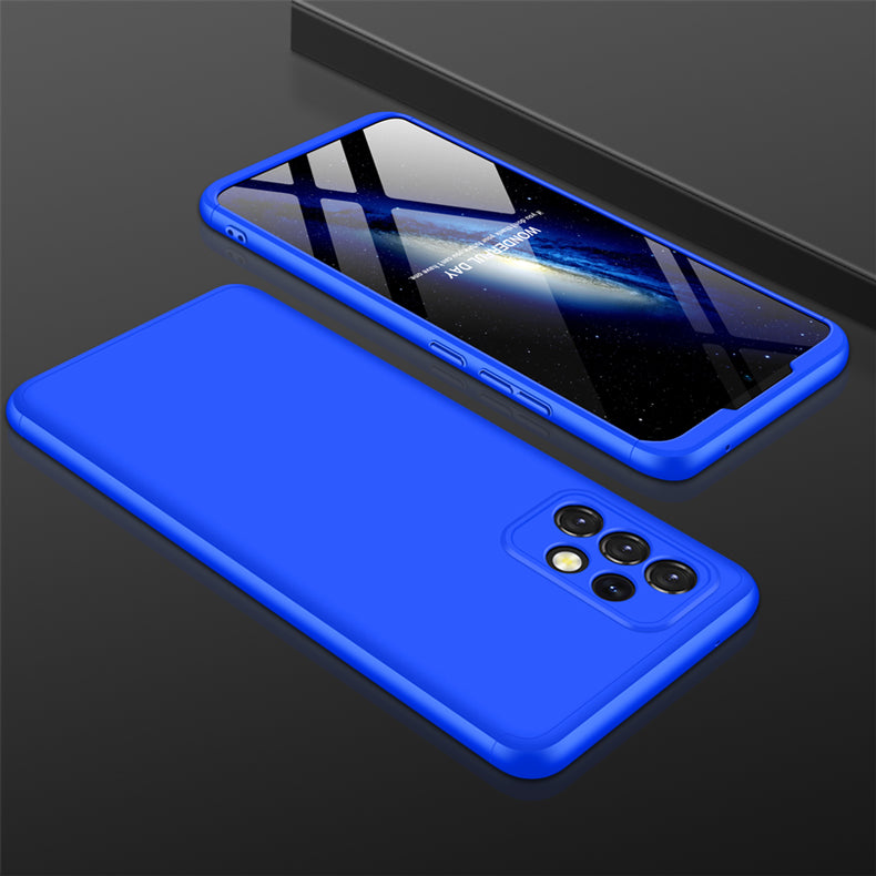 LEEKA Samsung A32 Full 3in1 Cover 360º Shockproof Armour Hard Matte PC Case
