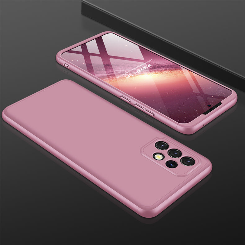 LEEKA Samsung A32 Full 3in1 Cover 360º Shockproof Armour Hard Matte PC Case