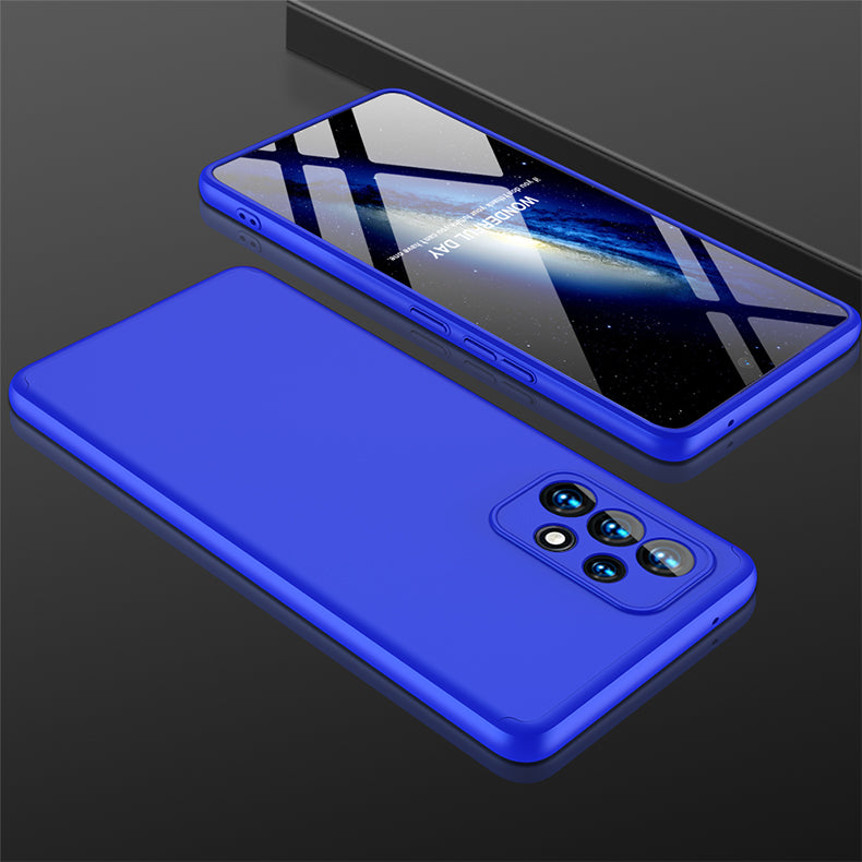 LEEKA Samsung A53 Full 3in1 Cover 360º Shockproof Armour Hard Matte PC Case