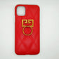 Luxury shock proof Ring Holder Back cover Case for iPhone 11 Pro Max Red