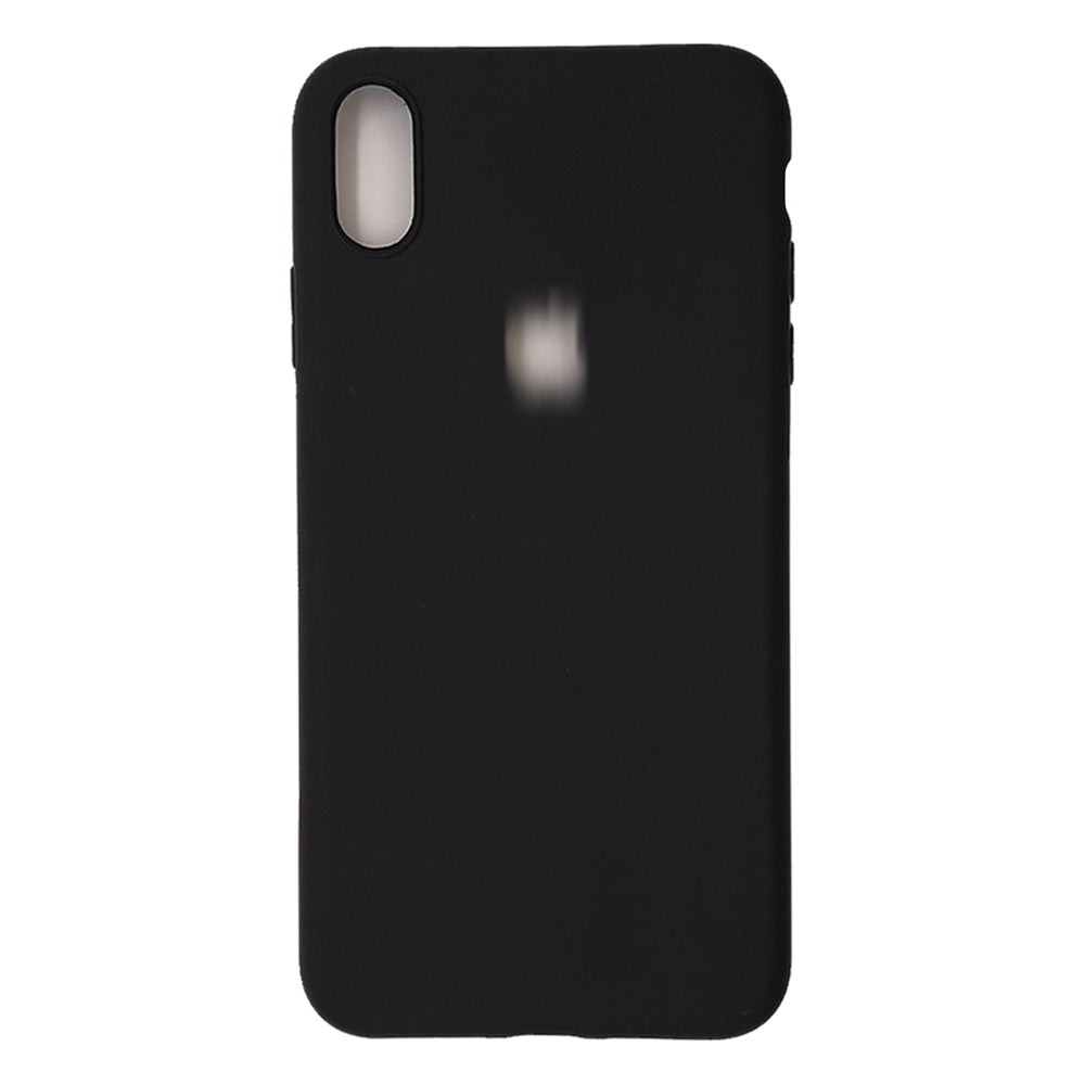 iPhone Xs Max Silicone back Cover Slim Magic TPU Case Black