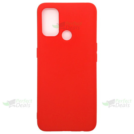 OPPO A53 Silicone back Cover Slim Magic TPU Case Red