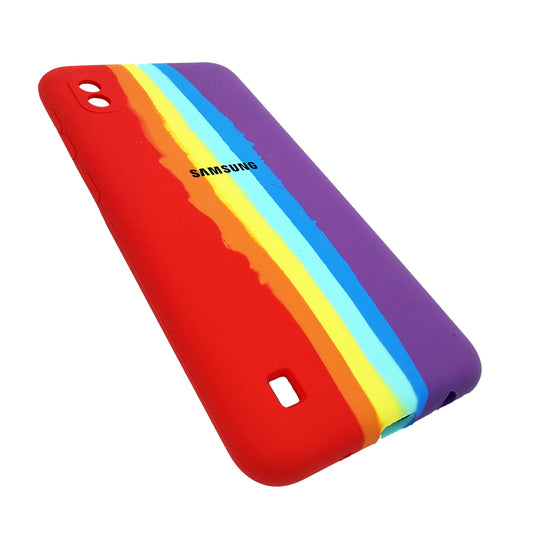 Latest Rainbow Silicone case for Samsung A10