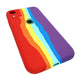 Latest Rainbow Silicone case for apple iPhone XR