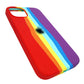 Latest Rainbow Silicone case for apple iPhone 13