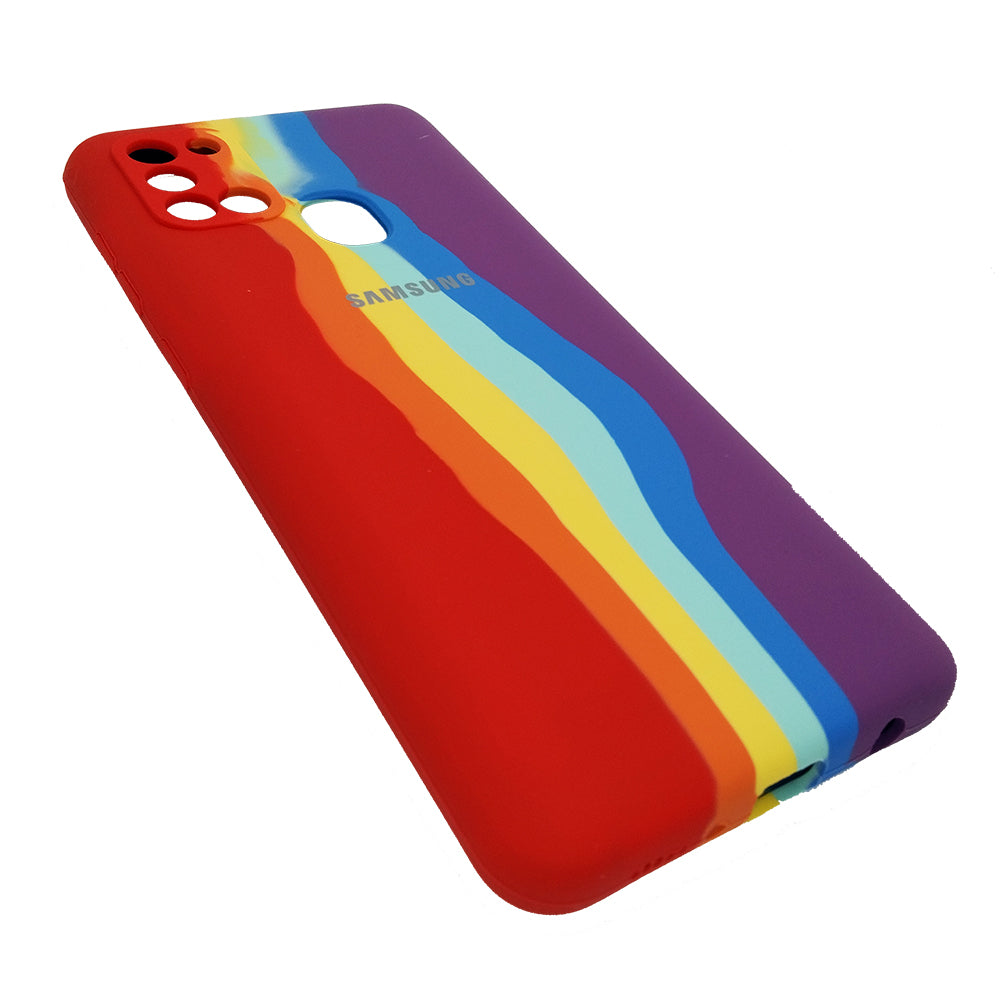 Latest Rainbow Silicone case for Samsung A21s