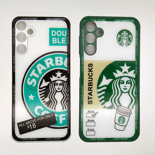 Starbucks Full Camera Lens Protective Hard Shel PC Case For Samsung A24